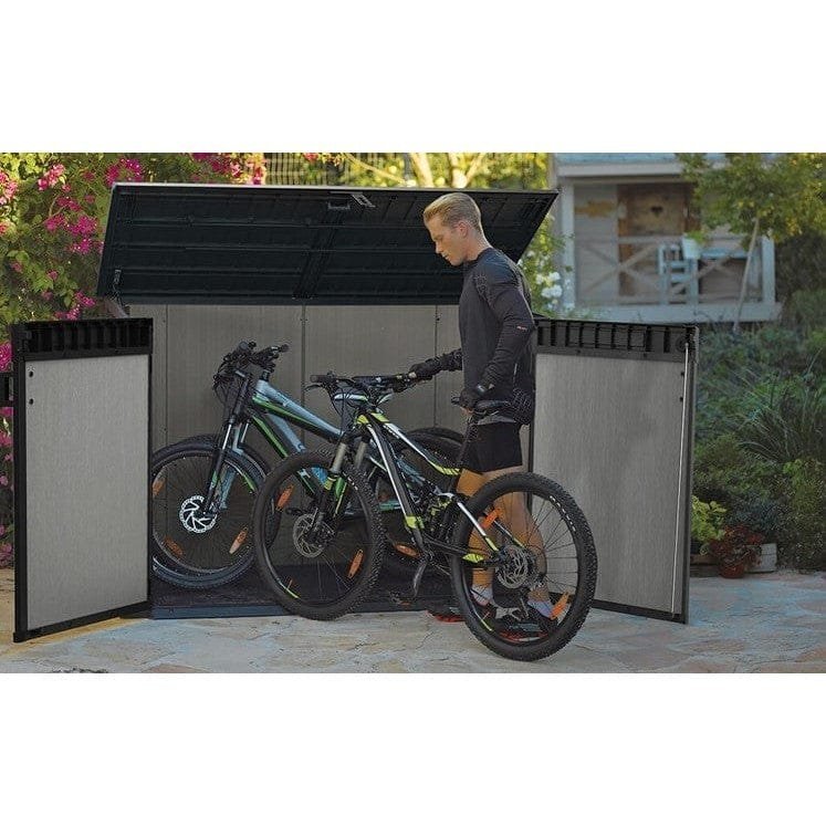 Keter 6' x 3' Oakland Grande Store Heavy Duty Plastic Shed – Grey