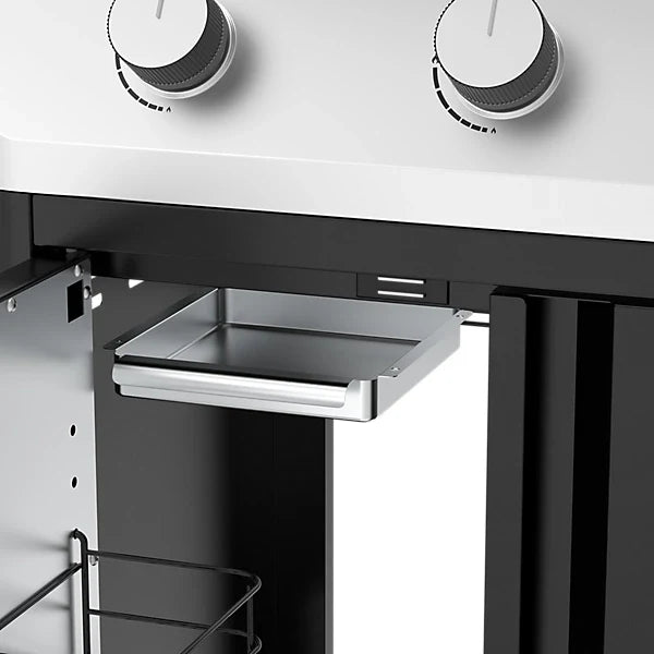 GoodHome Attaia Black 3 burner Gas BBQ