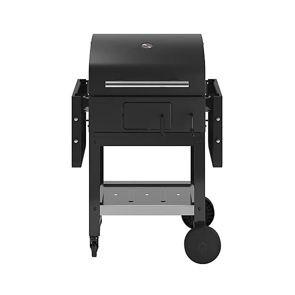 GoodHome Etowah Black Charcoal BBQ (D) 3660mm 207 x 430mm