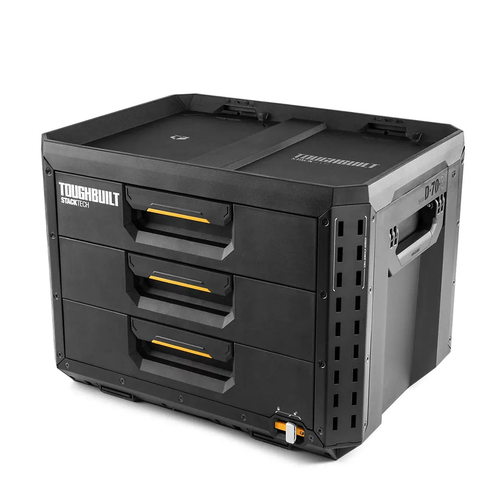 Toughbuilt StackTech Black XL 3-drawer Toolbox